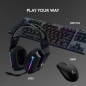 Logitech G G733 LIGHTSPEED Wireless RGB Gaming Headset Trådløs Høretelefoner Sort Logitech G G733 LIGHTSPEED Wireless RGB Gaming Headset Trådløs Høretelefoner Sort